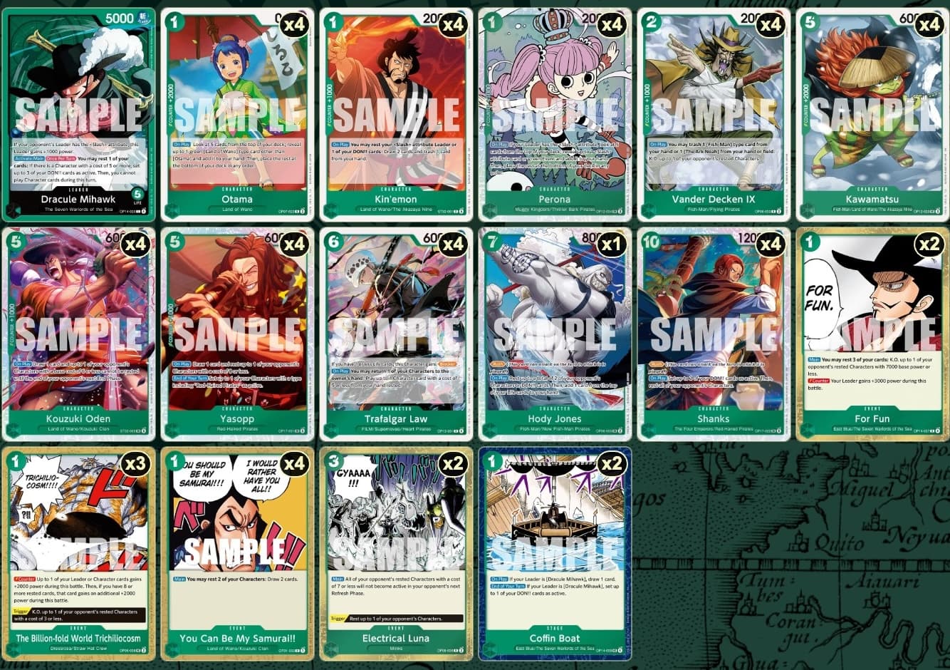 Fish-Man Mihawk decklist